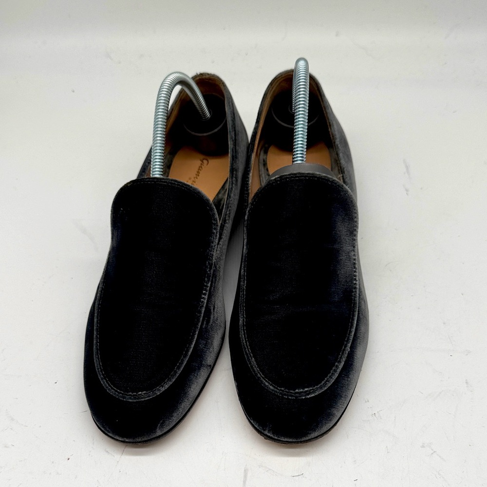Gianvito Rossi velvet loafers. 38/ US 8